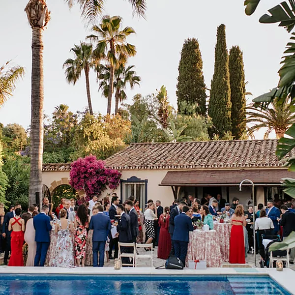 A celebration by the pool